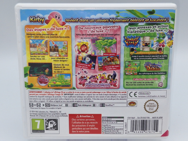 Kirby: Triple Deluxe - Hülle französisch